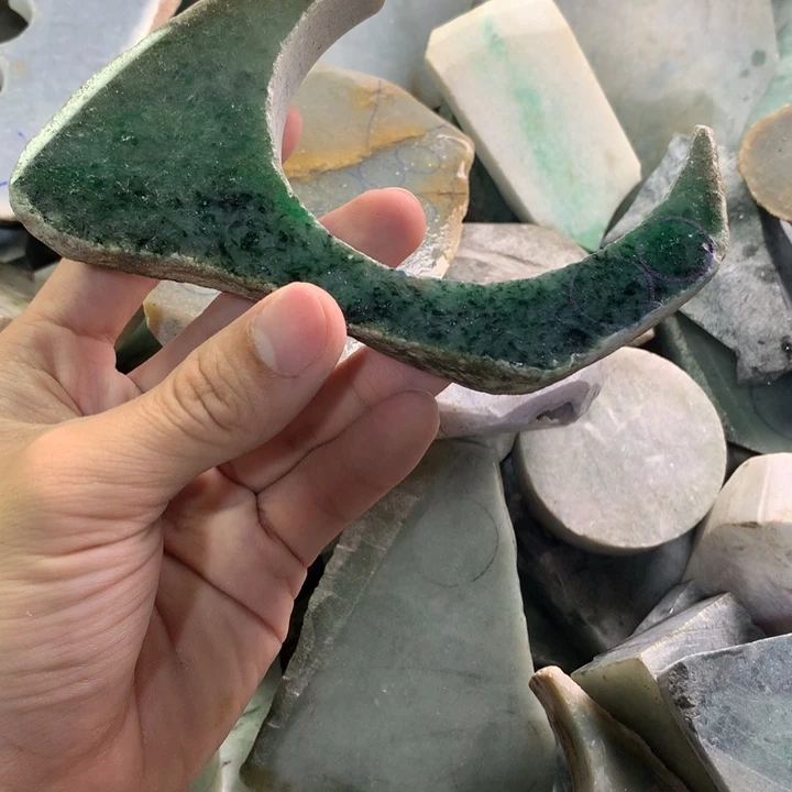 裸石翡翠7号起冰特色取珠子