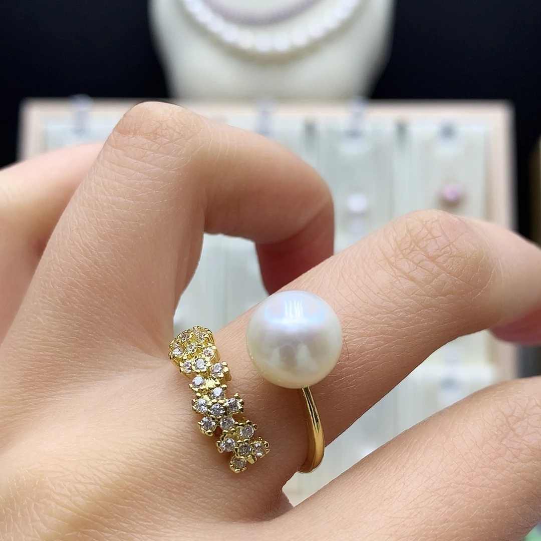 颈饰淡水珍珠合金