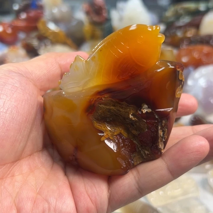 玛瑙/玉髓吊坠(不含链)未镶嵌