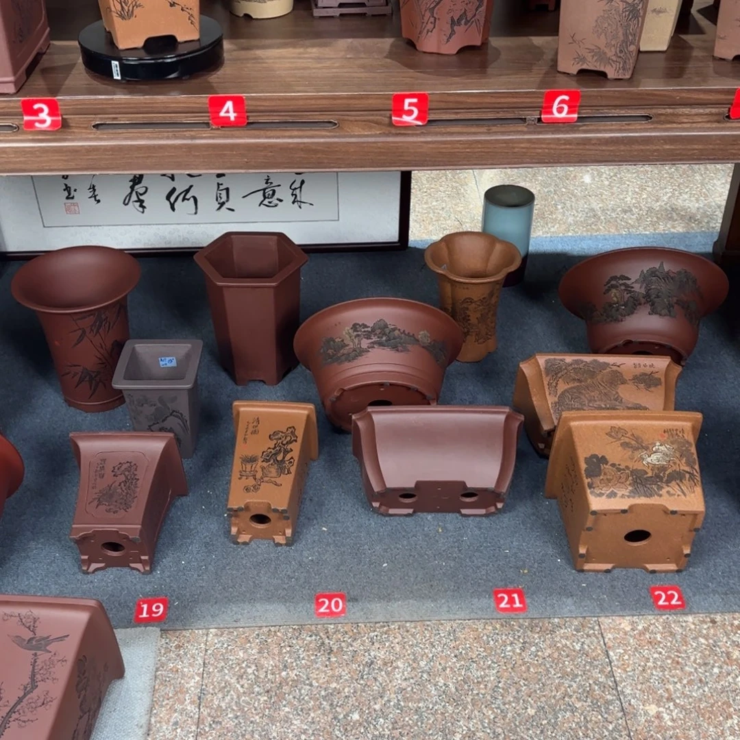 风***士正宗高温手工花盆