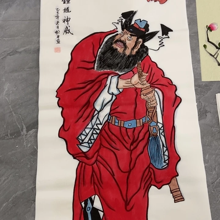 枕书斋画廊的直播间