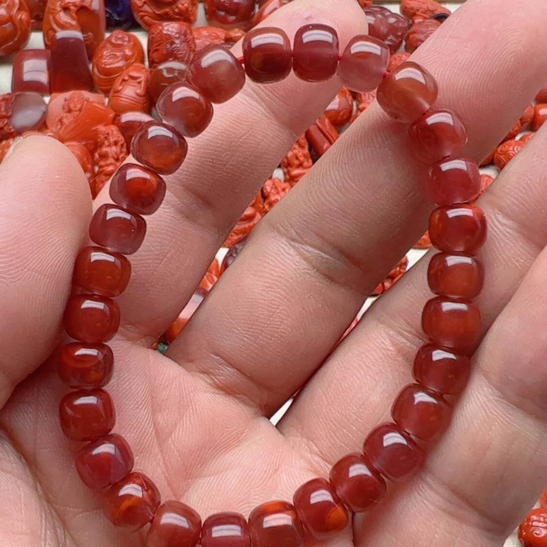 南红玛瑙配饰未镶嵌