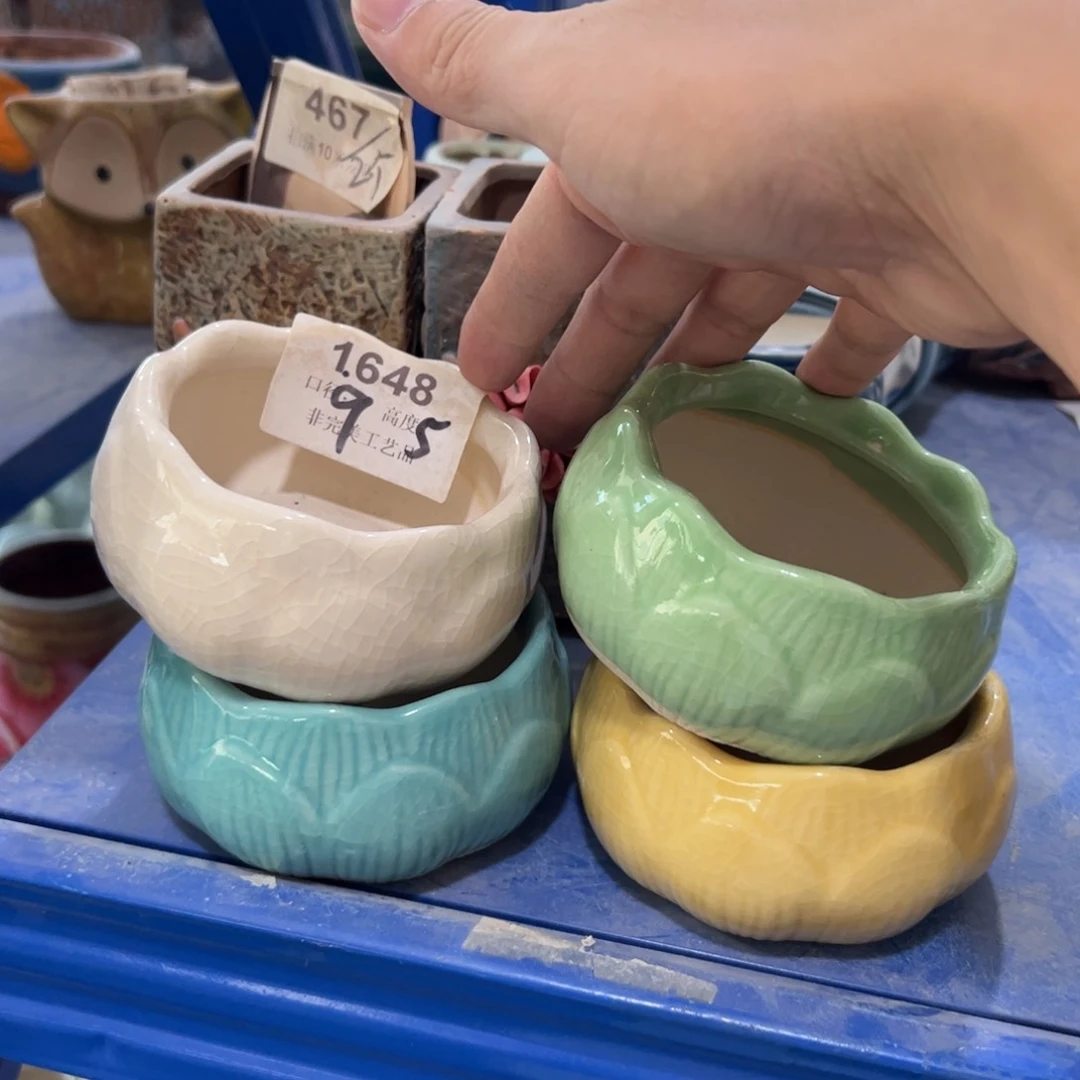 陶瓷多肉小花盆@@1648