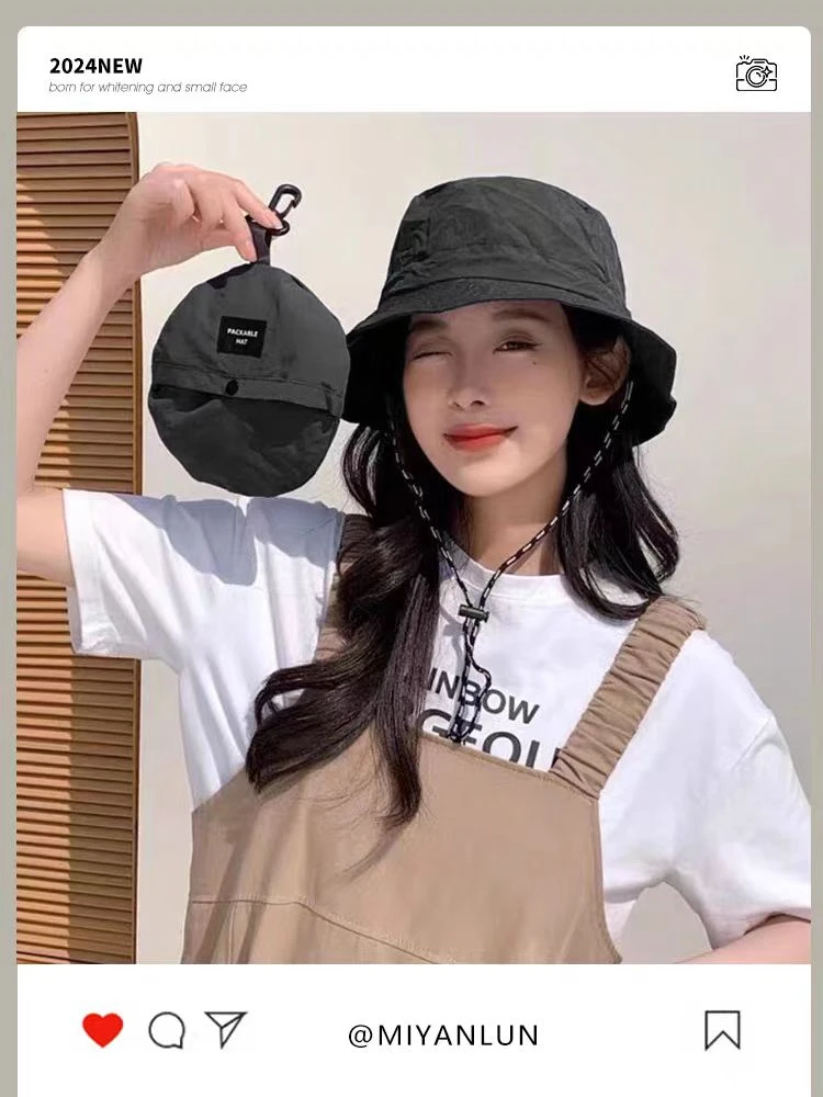 【爆款推荐】新款可折叠户外运动登山骑行速干防水防风男女渔夫帽