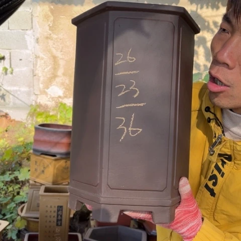 紫砂花盆特价包邮送