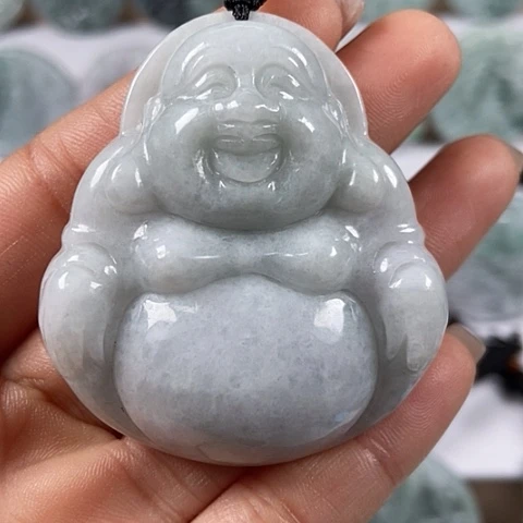 翡翠颈饰未镶嵌大佛福利翡翠