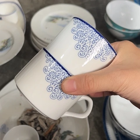 陶瓷咖啡杯两个陶瓷