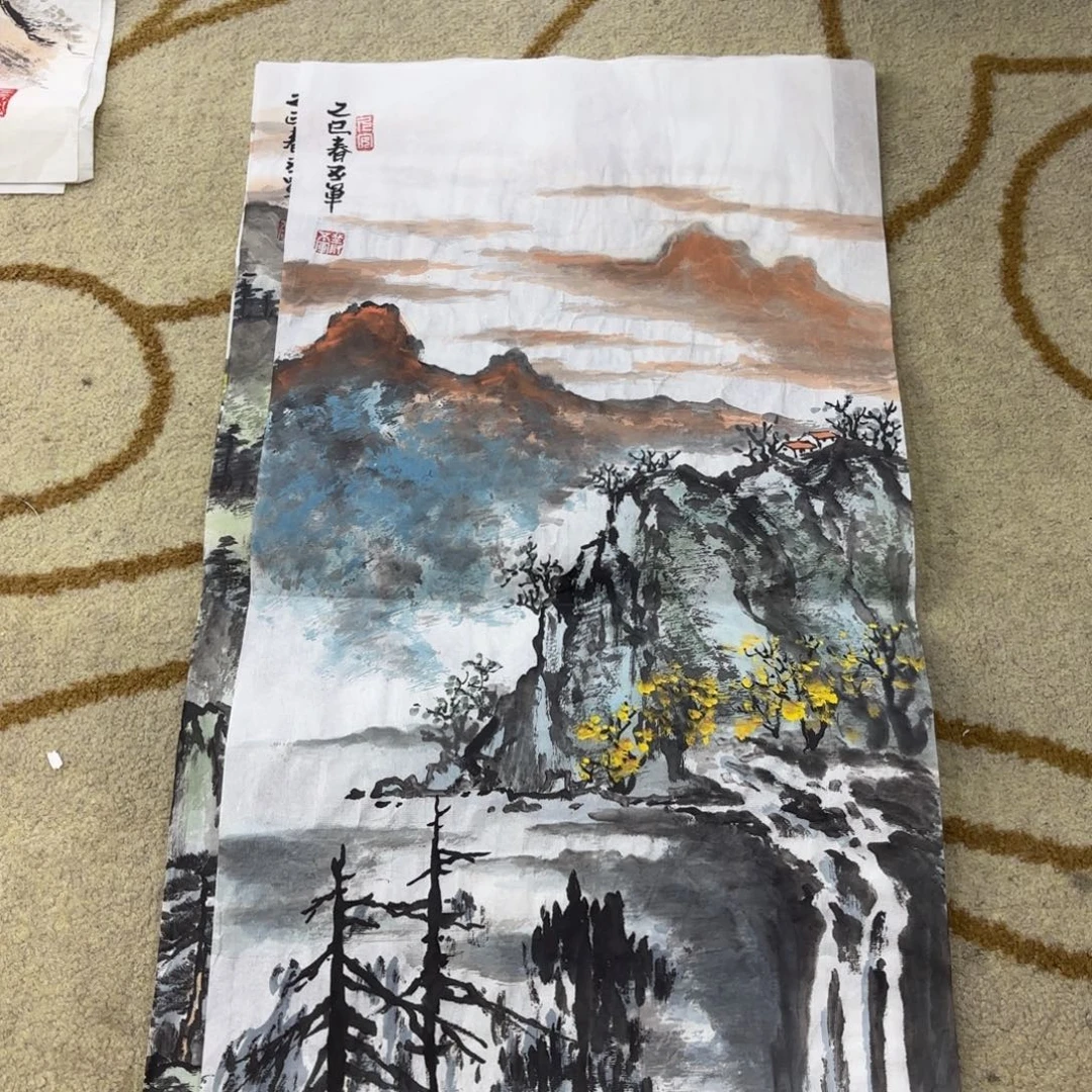 国画国画作品老师刘