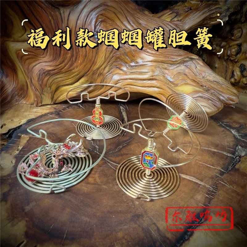 特价55/60/65罐等间距磷铜白铜满天星蝈蝈叫簧加高蝈蝈罐鸣虫响簧