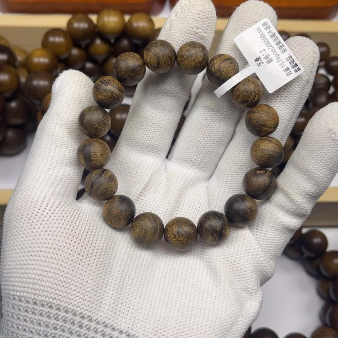 ꧁***꧂沉香手串越南芽庄白棋楠1.2