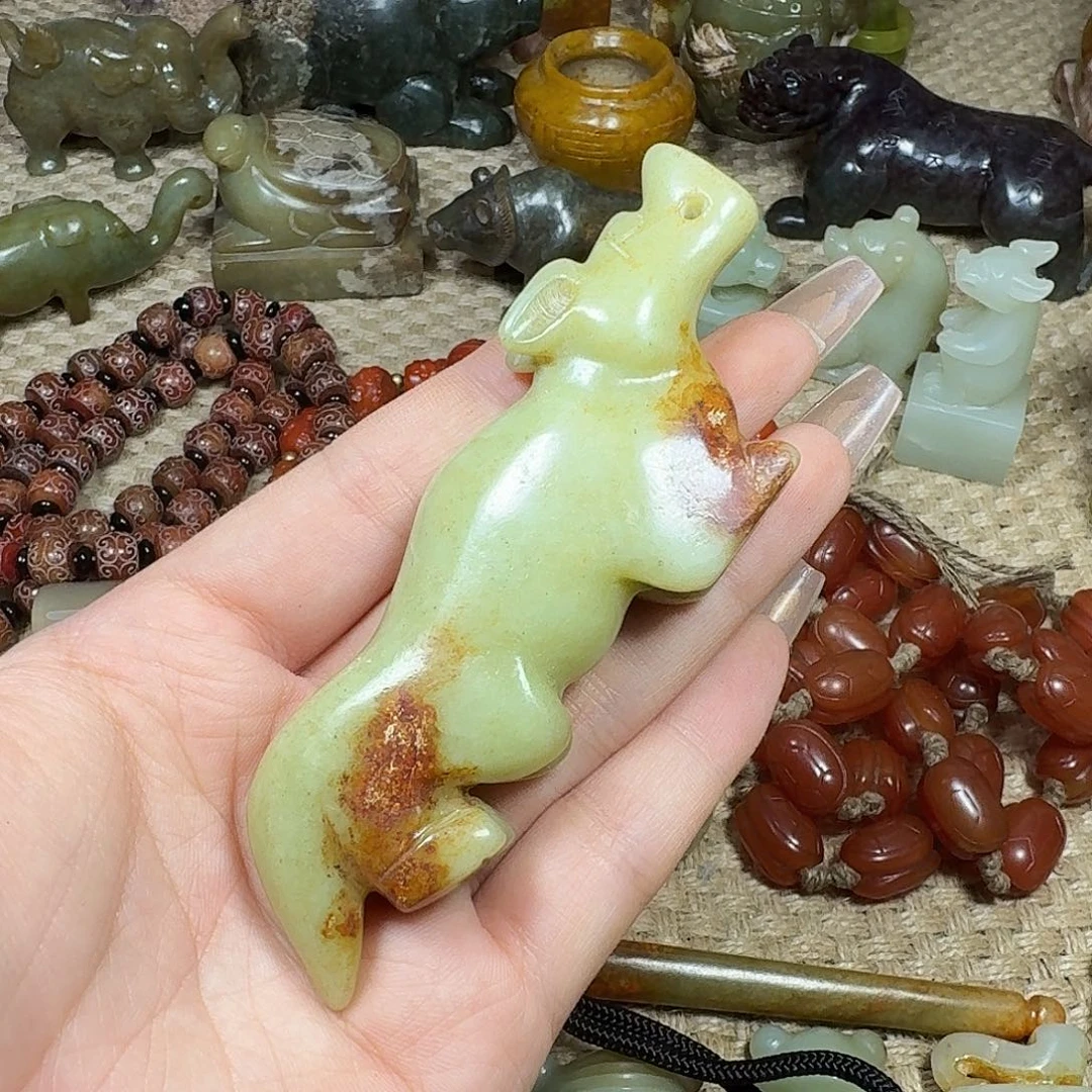 白玉菩提吊坠挂件