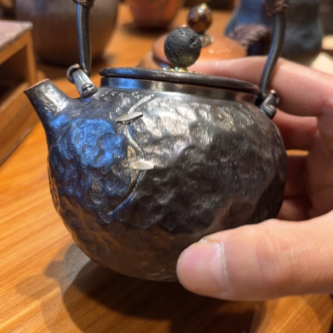 300姹寂风桔钉提梁泡壶