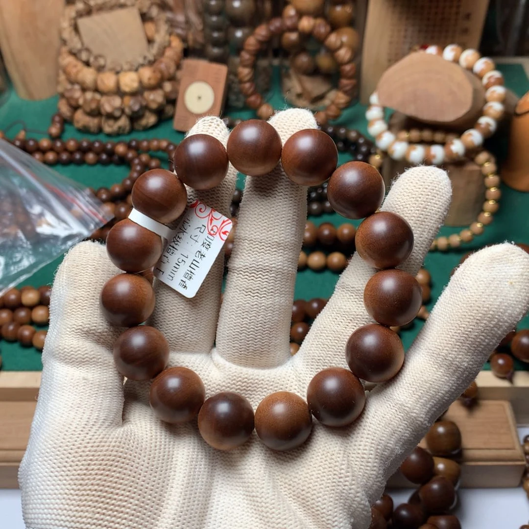 檀香木手串/手链老山檀香1.5沉水