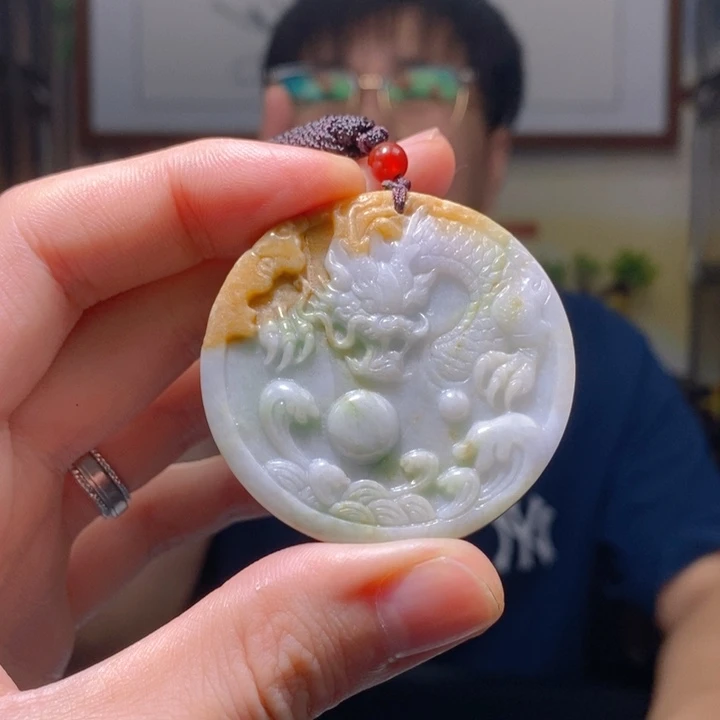 翡翠未镶嵌颈饰天然a货翡翠