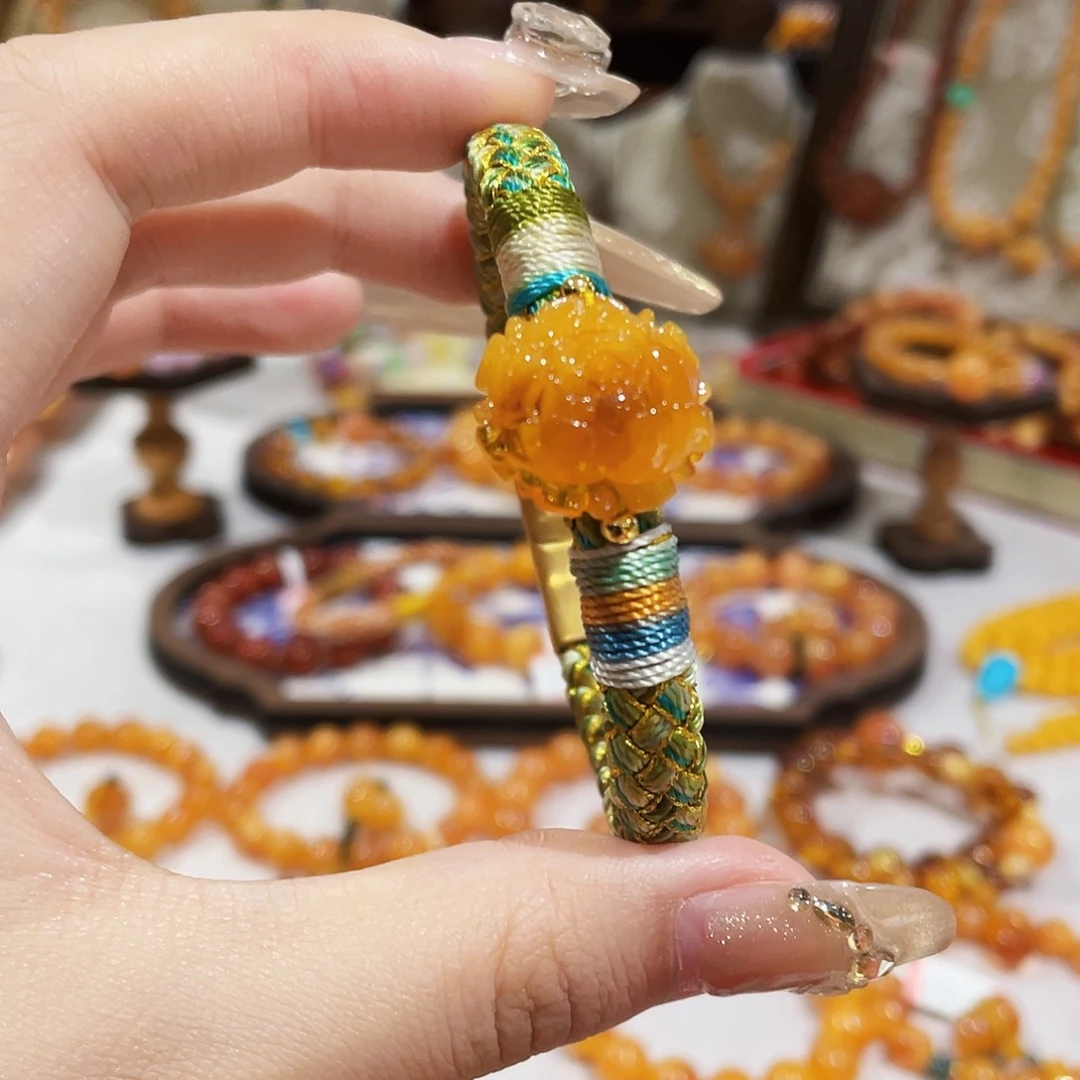 蜜蜡未镶嵌手链手串