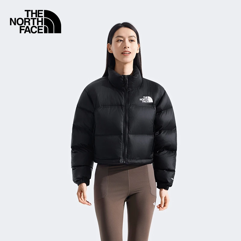 北面ICON女Nuptse短款高腰羽绒服鹅绒防泼水TheNorthFace|5GGE