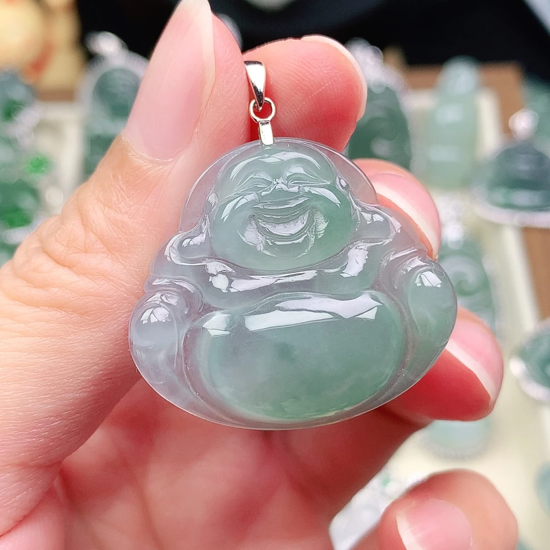 翡翠未镶嵌颈饰吊坠