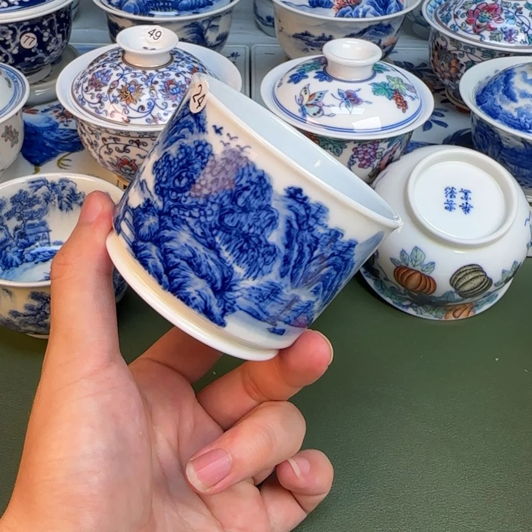 彦祖纯手工手绘茶具24