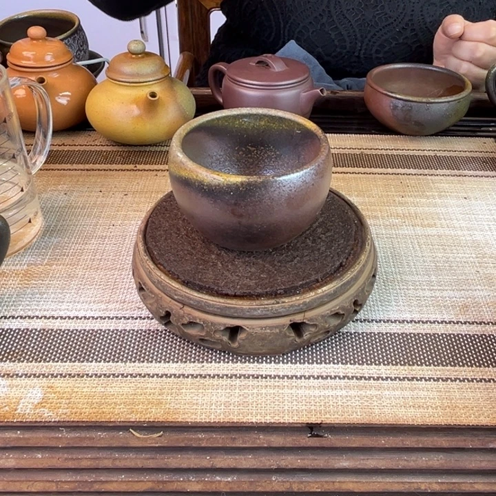 茶壶紫砂底槽清柴烧150cc