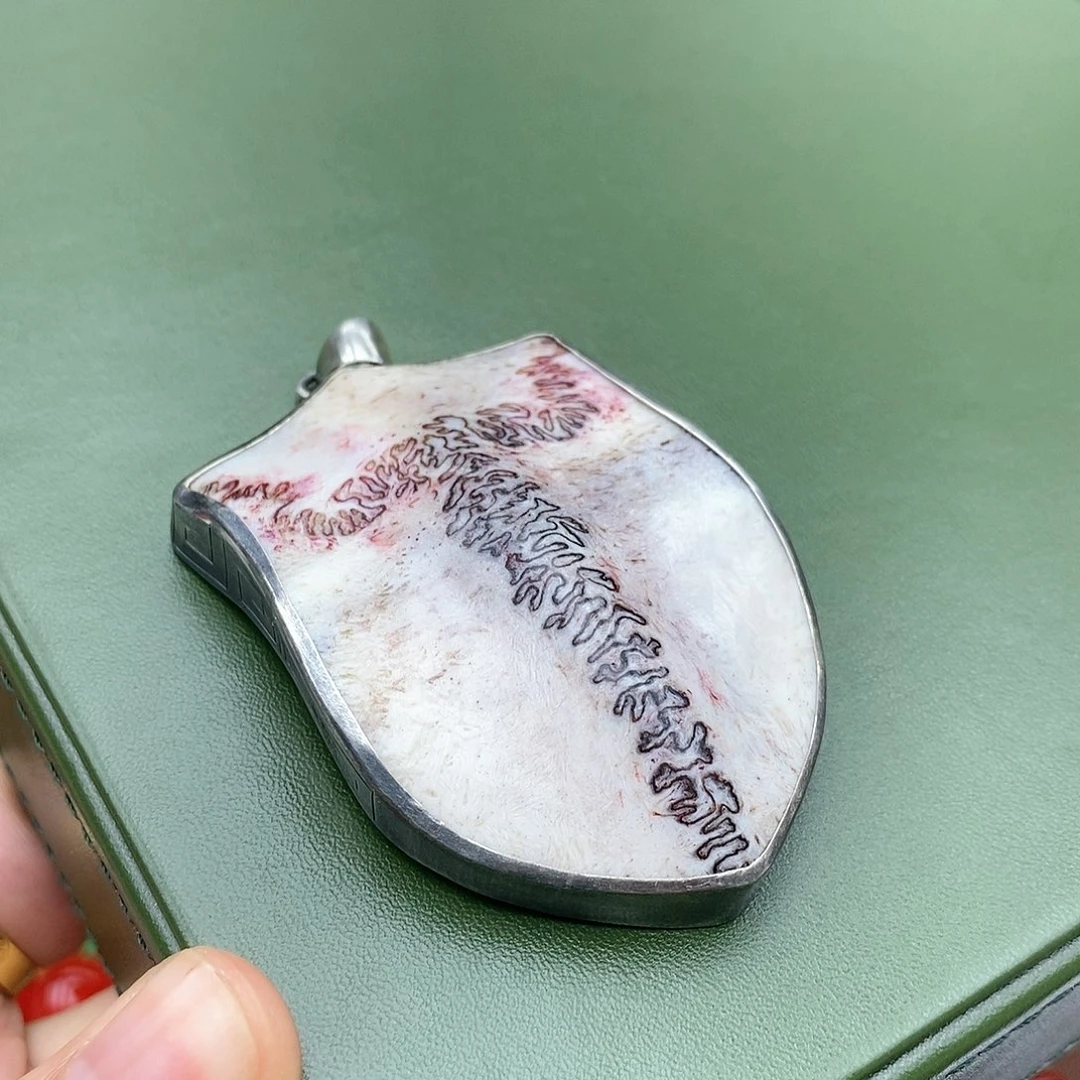 驼骨手串/手链三界牌骨手工包边