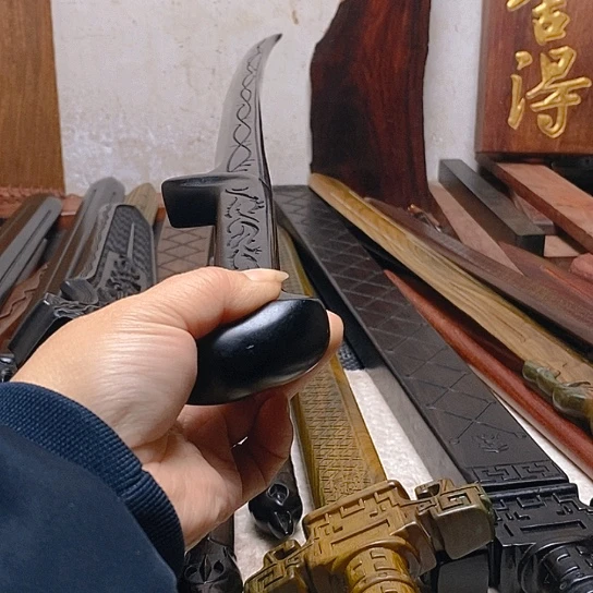 紫光檀木90长苗刀