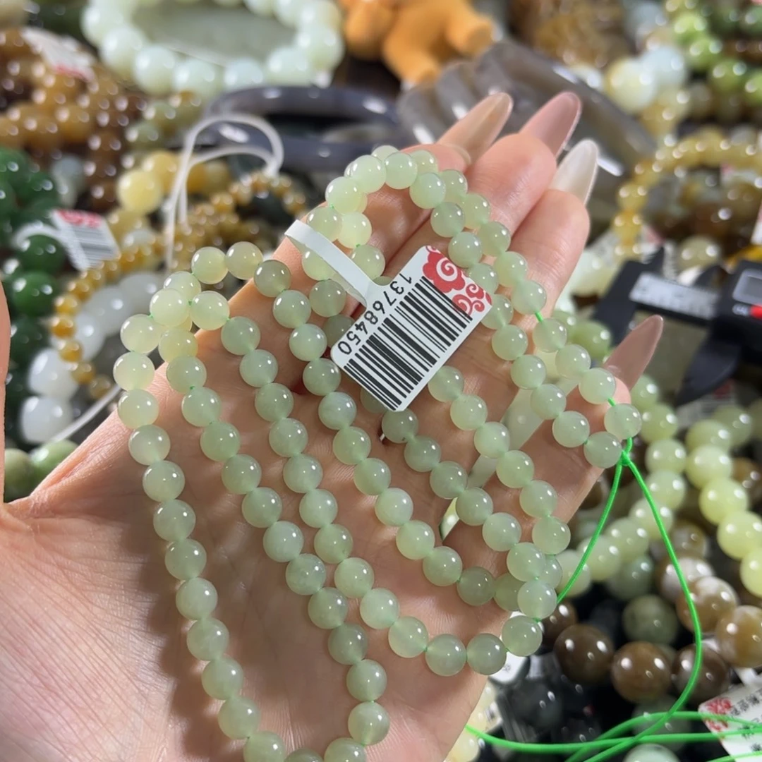 和田玉未镶嵌手链167