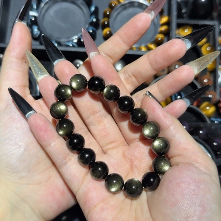 烨***星黑曜岩未镶嵌手链