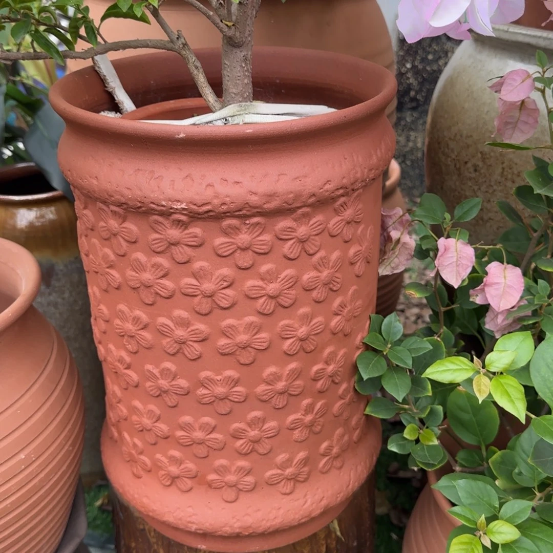 花盆紫砂口25高36宜兴紫砂