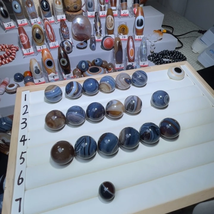 大***扬玛瑙/玉髓未镶嵌项链