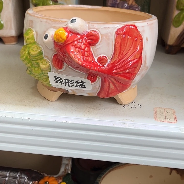 紫砂花盆粗陶材质多肉花盆