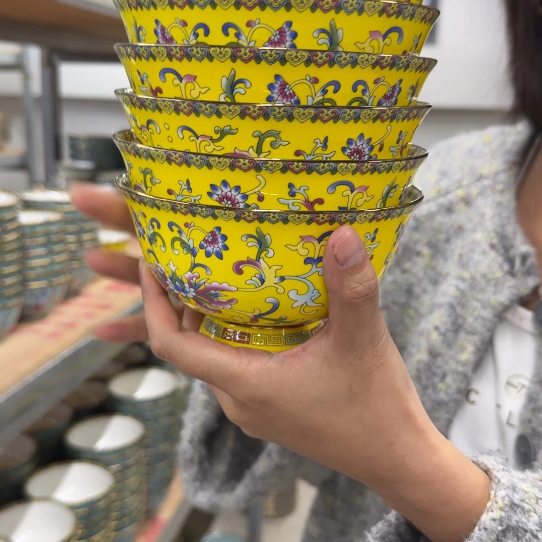 景德镇珐琅彩餐具