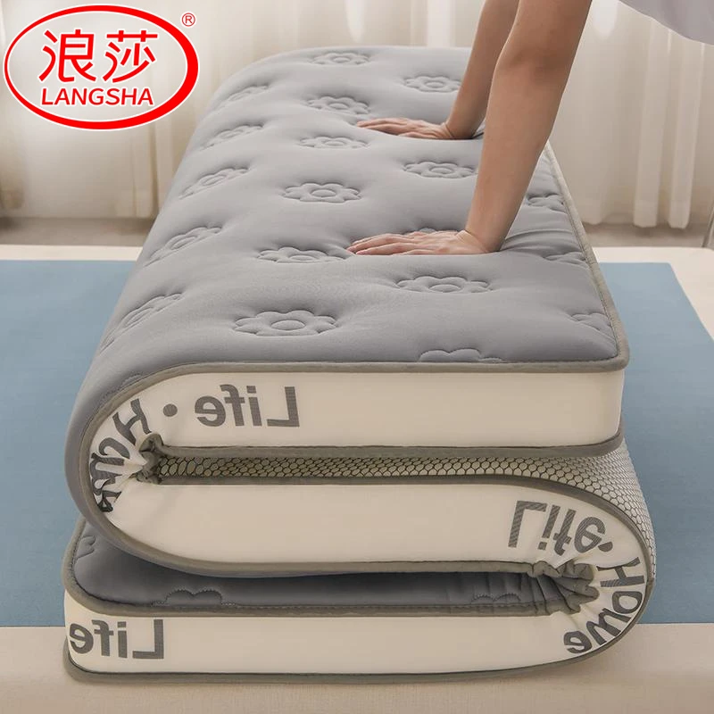 浪莎乳胶床垫90190学生宿舍专用榻榻米软垫家用单人褥子租房地铺