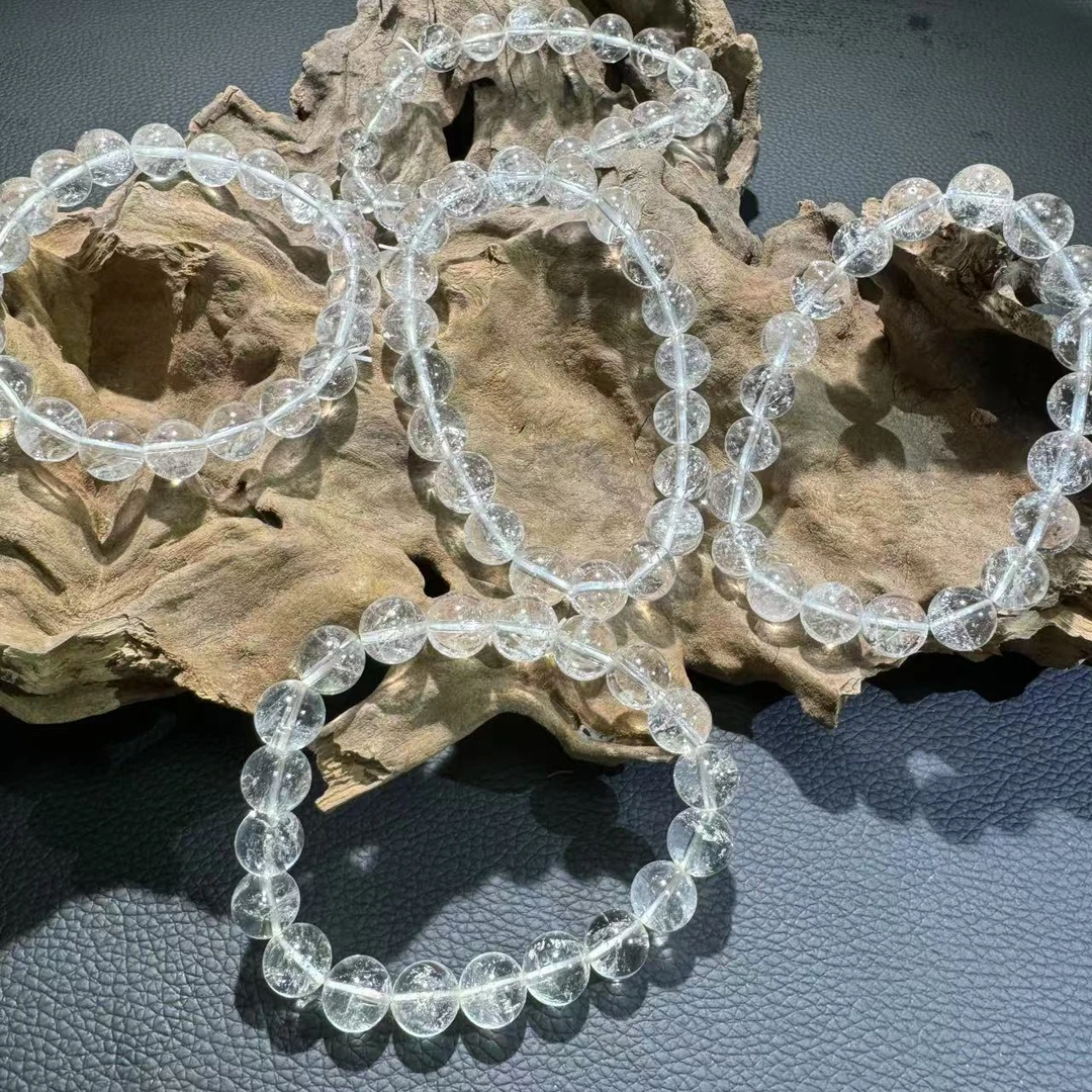 【云上水晶】Z176 东海白水晶手串 多样性发其一