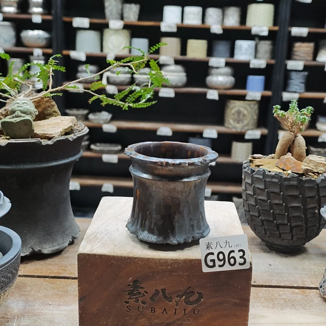 红***果陶瓷素八九陶瓷内口6.5高8