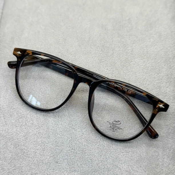 韩版大框豹纹粗框近视眼镜女可配有度数显脸小素颜神器