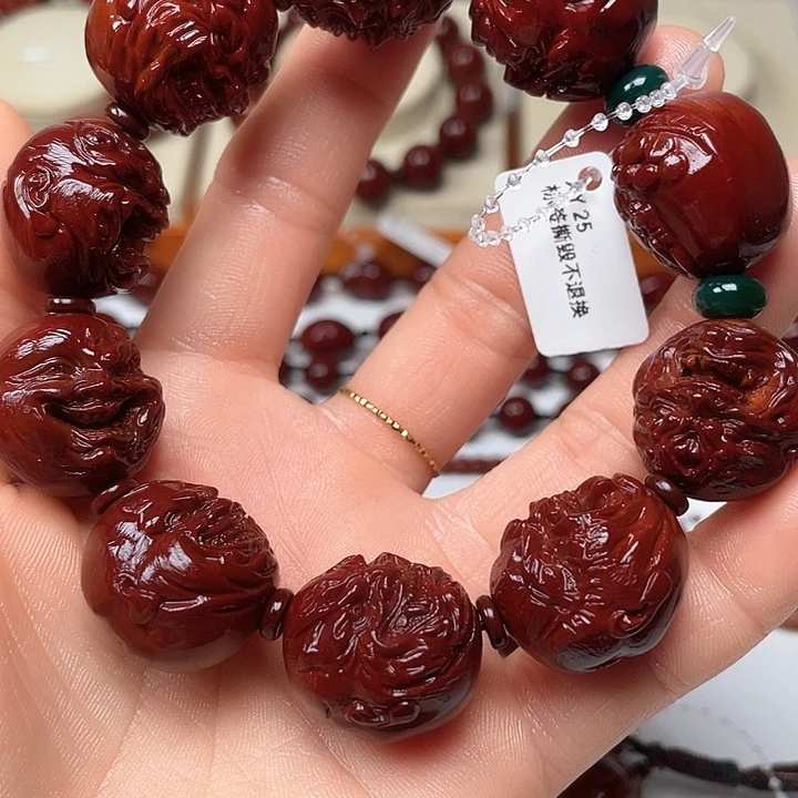 橄榄核手串用****3颁奖玉化