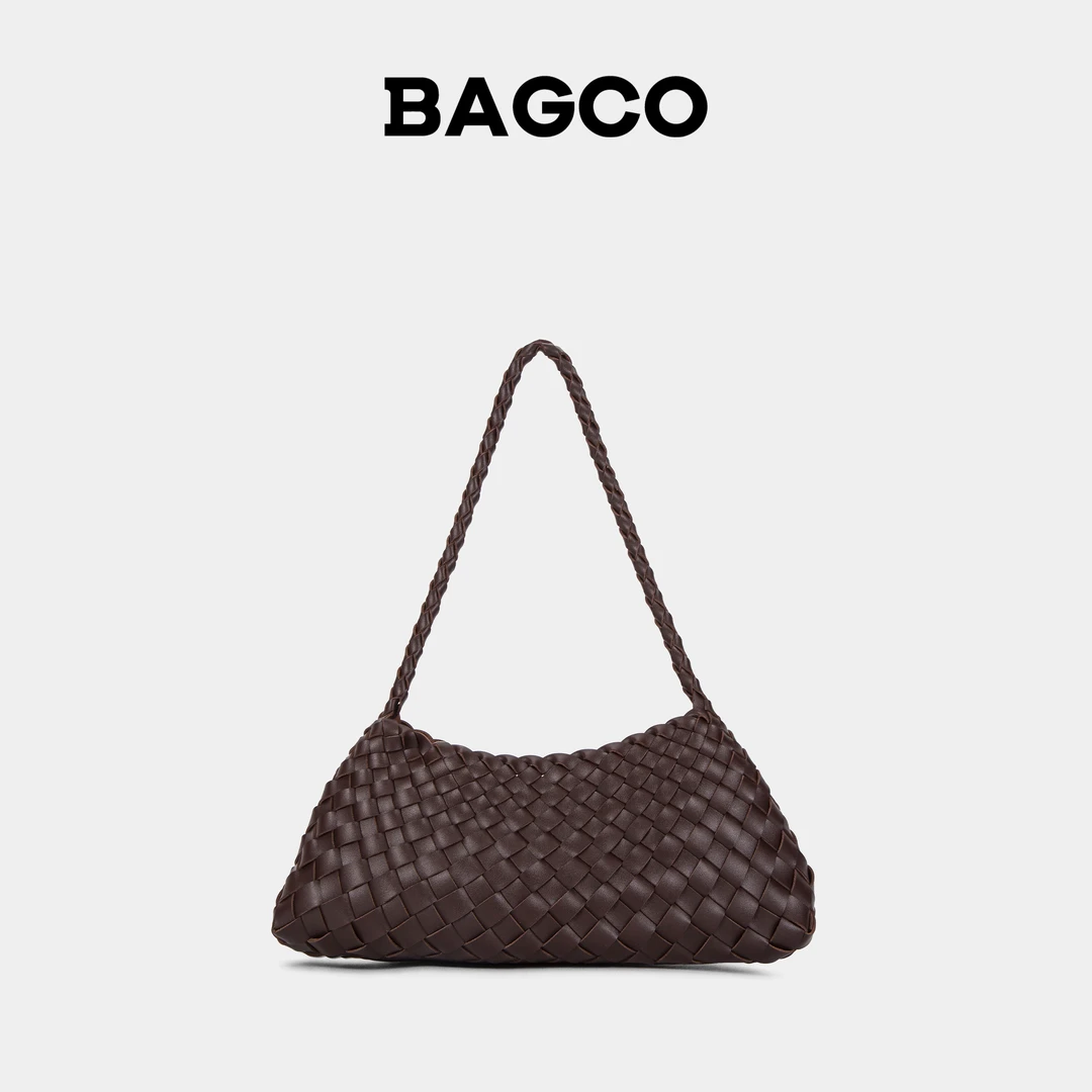 BAGCO手工编织月牙腋下包TZ