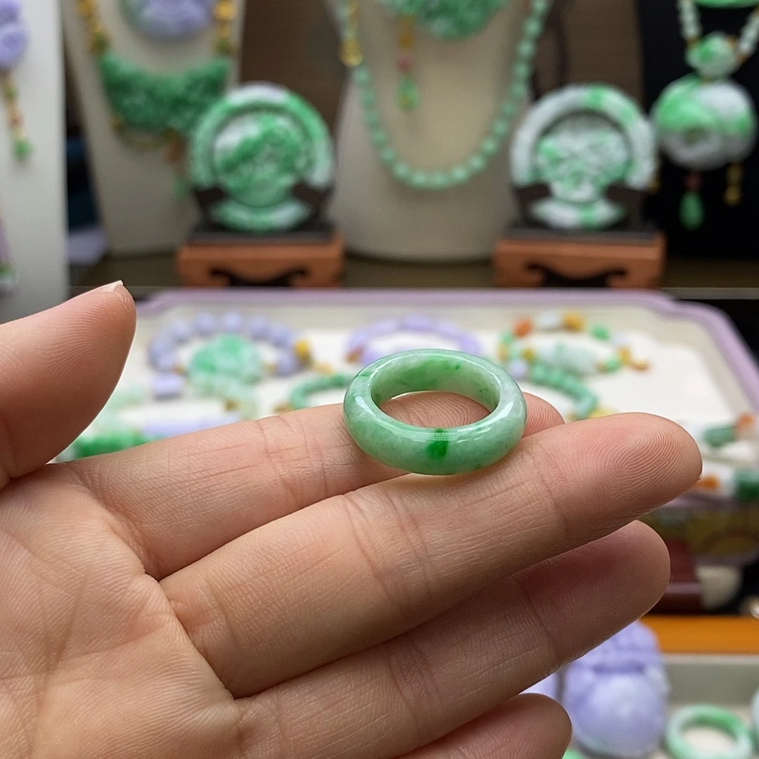 翡翠未镶嵌颈饰天然13