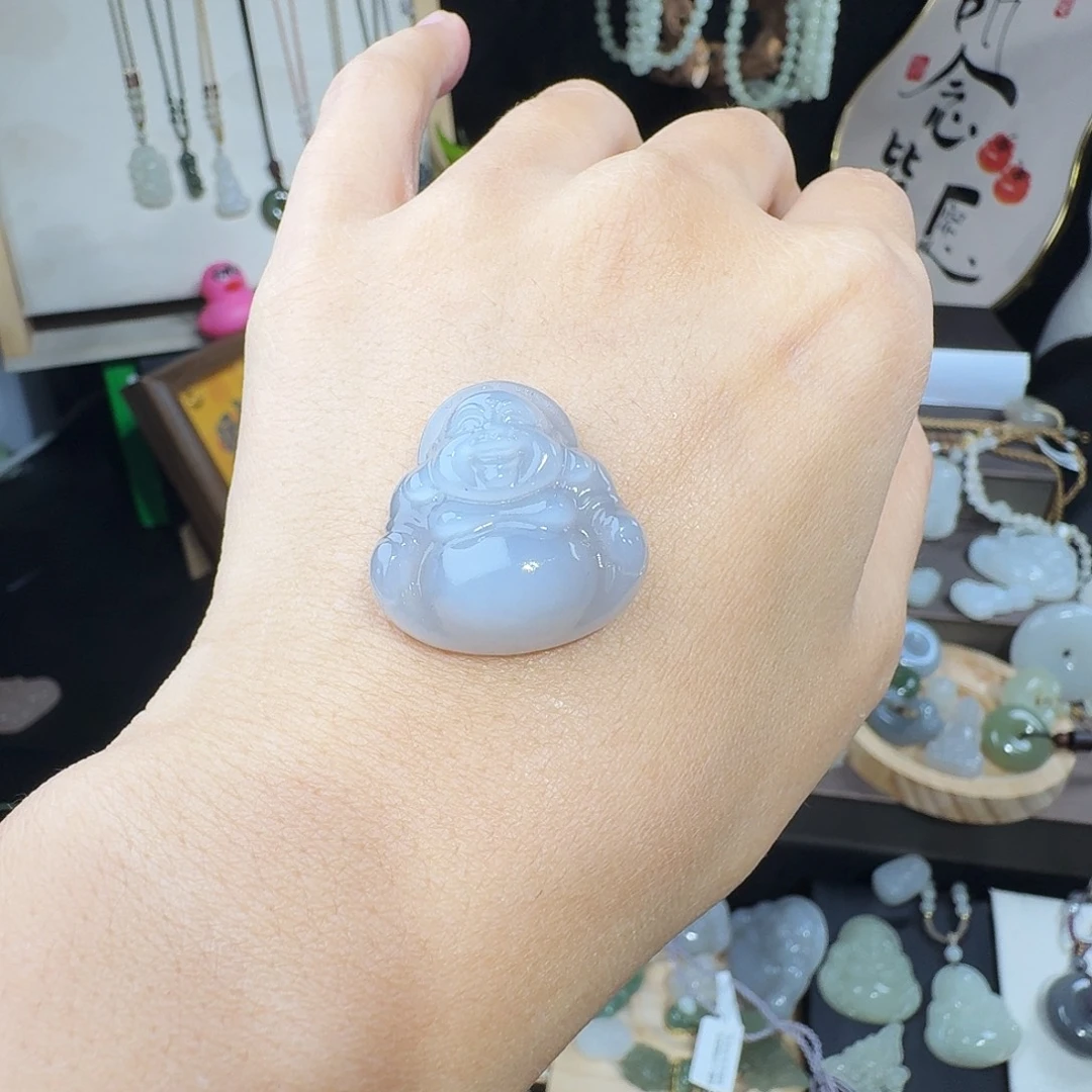 豆***糖颈饰未镶嵌和田玉