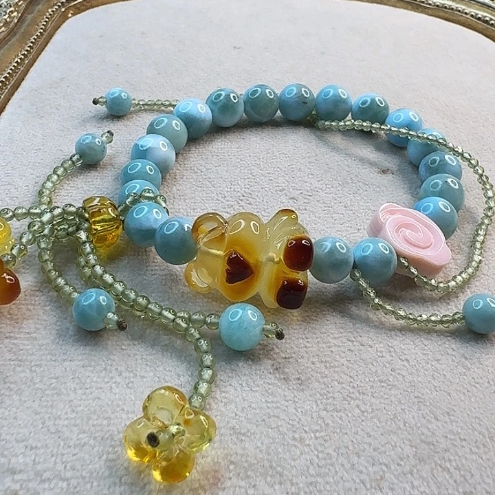 琥珀未镶嵌手链琥珀手串