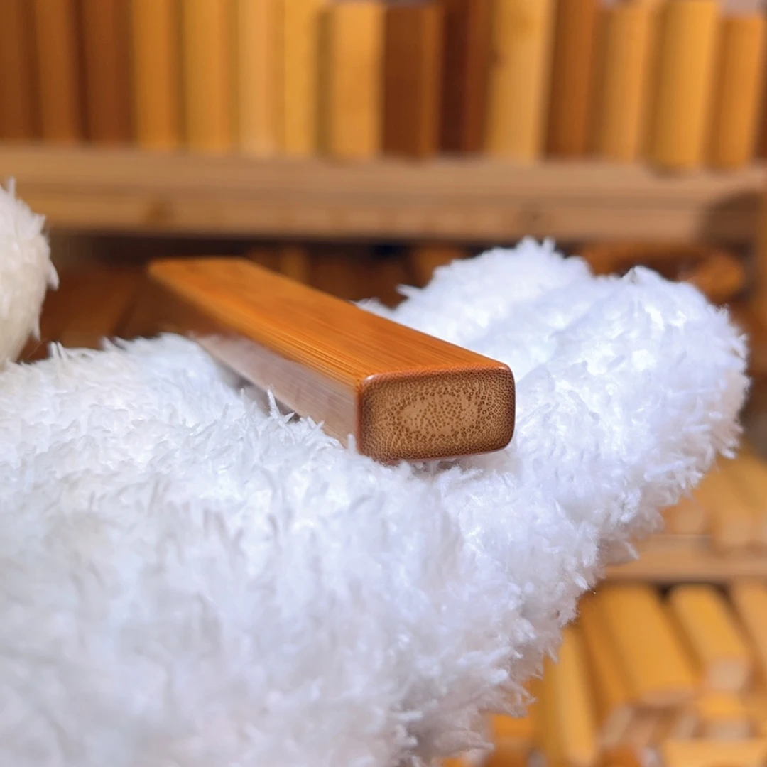 竹墨*丶小细扁一物一拍实心竹