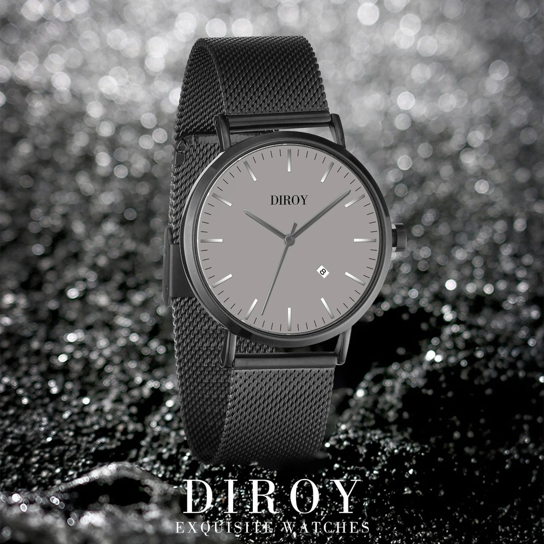迪罗伊Diroy【双11好物】男士大气超薄腕表高颜值防水简约时尚男表