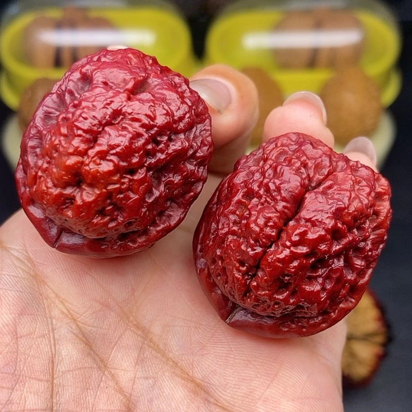 【闪购商品】文玩核桃把件38尺老蟾头