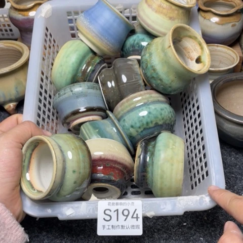 紫砂花盆微瑕194口径4.5左右