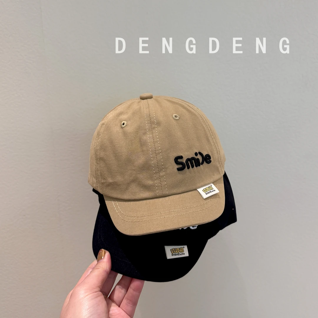 宝宝帽子春秋薄款鸭舌帽男女儿童棒球帽韩版休闲字母婴幼儿遮阳帽