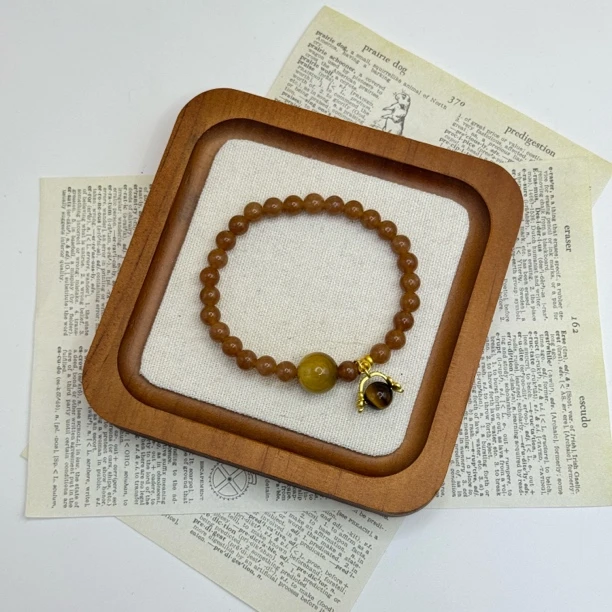 合金手链 「Richer」W-131 金虎虎小滴溜手串