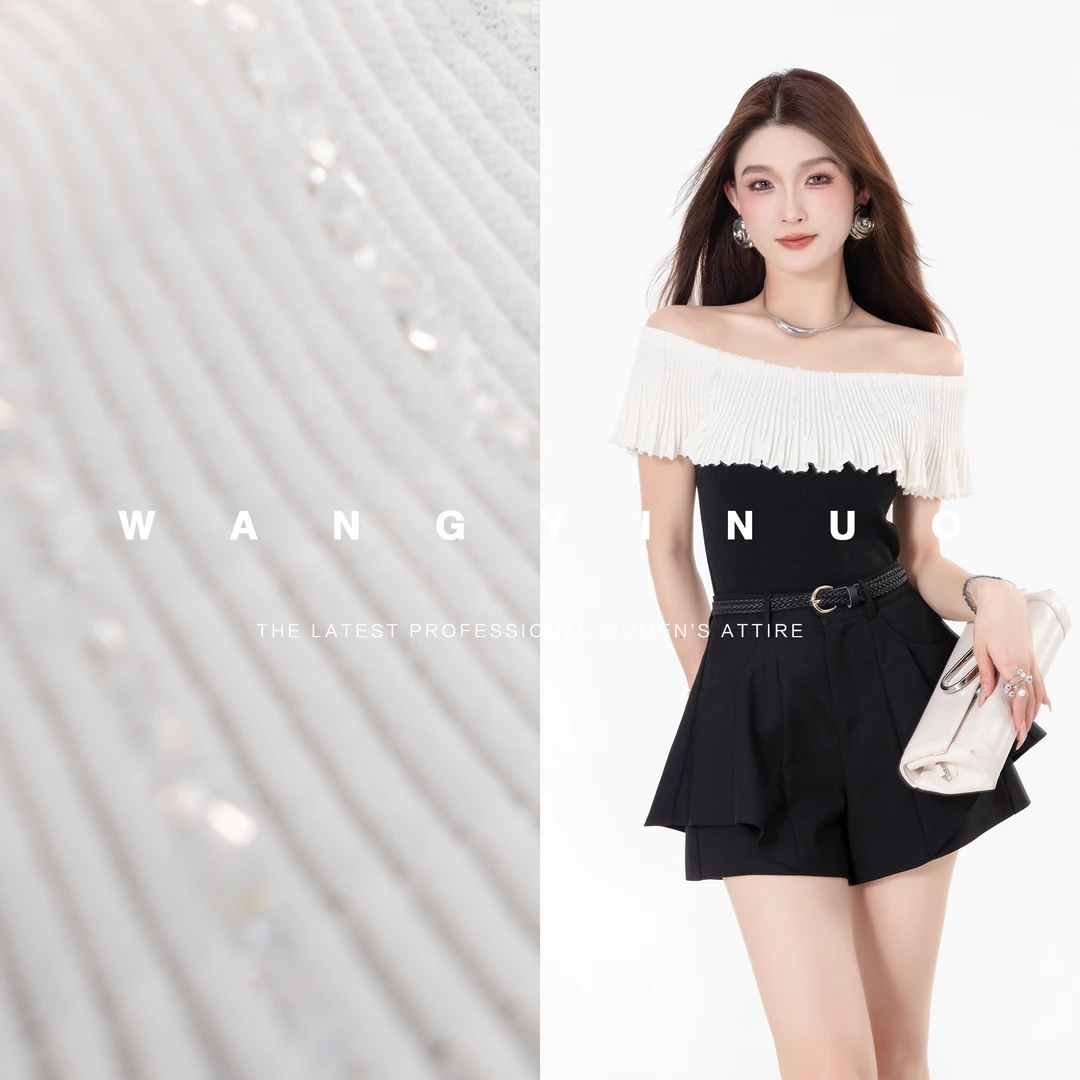 MD进进原创【灿烂俏皮】2025夏季茶歇风气质透气法式百搭显瘦上衣