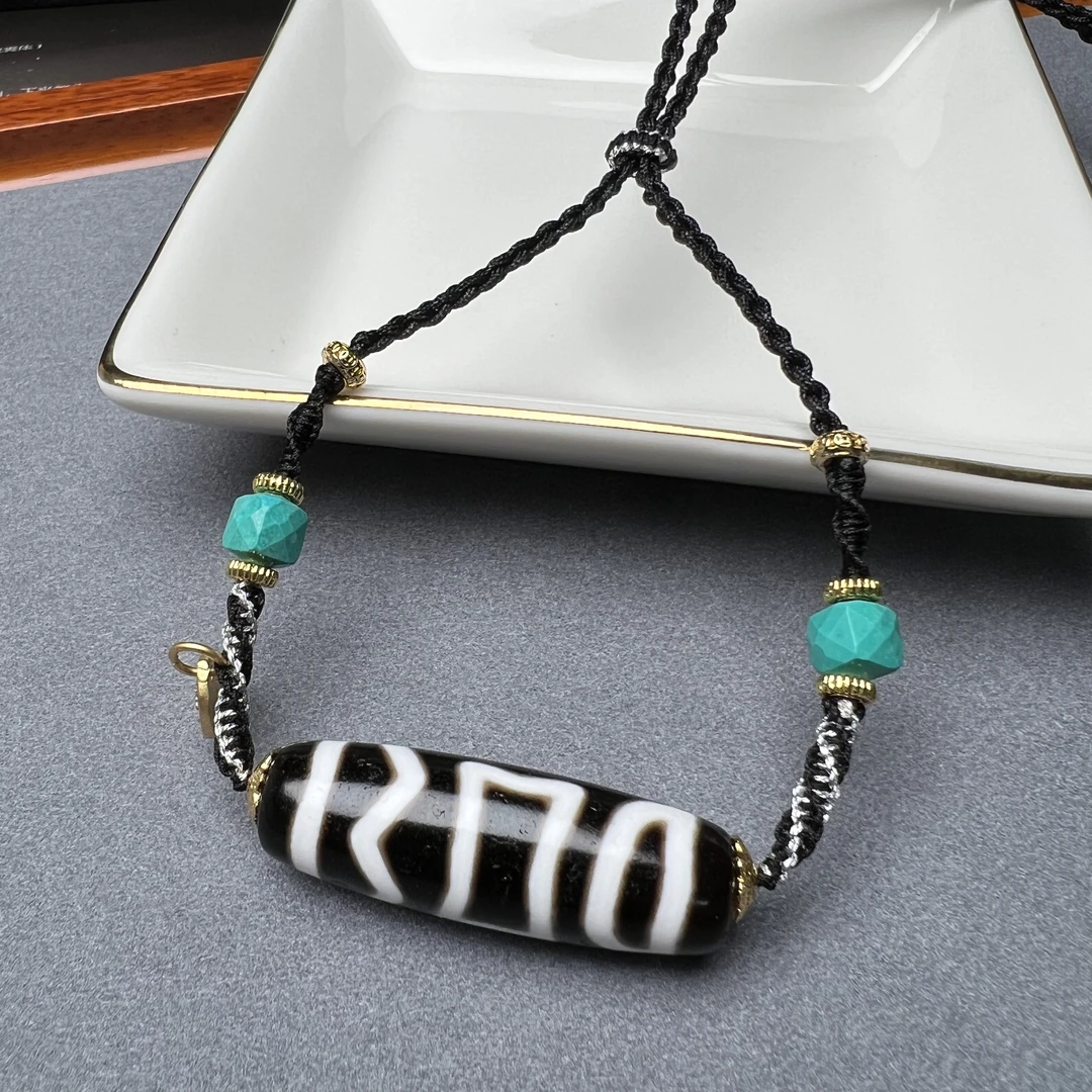 【艺心珠宝】玛瑙黑白息增怀项链多样性发货/发一件T09145