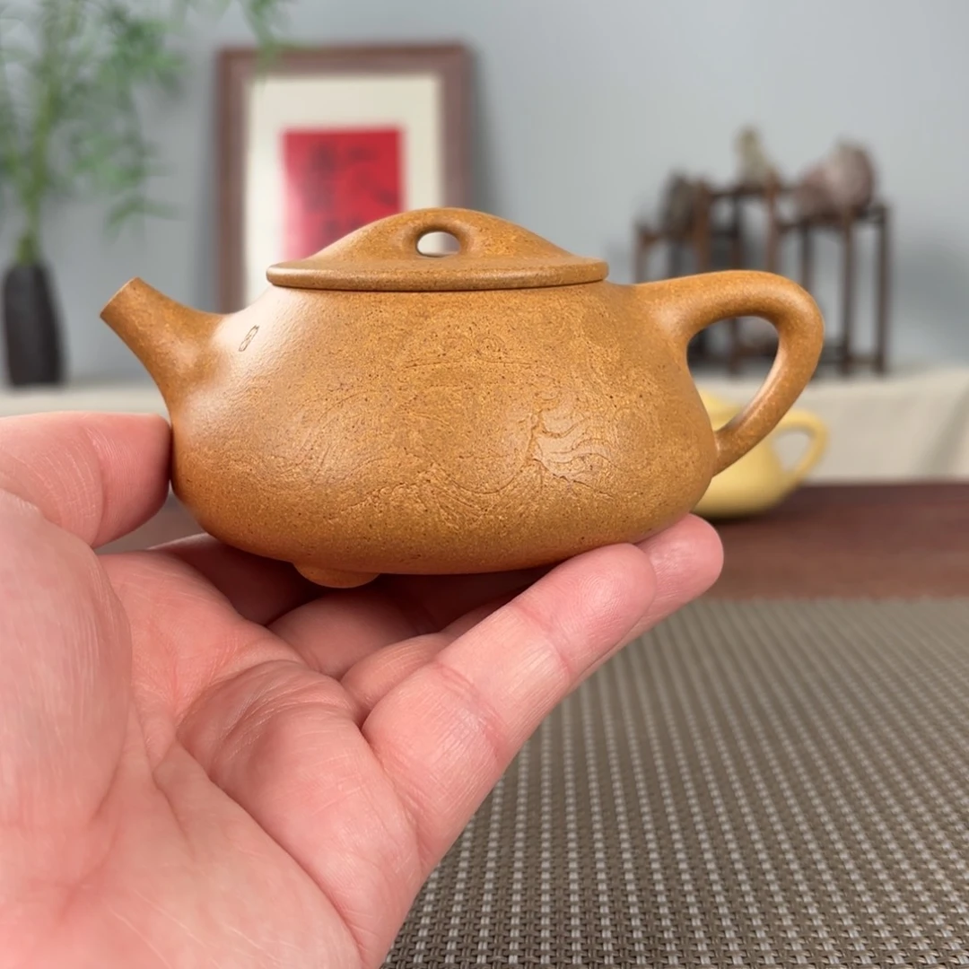 紫砂茶壶黄龙山原矿紫砂壶