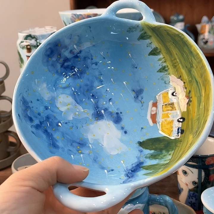 陶景德镇釉下手绘陶瓷